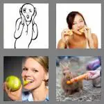 4 pics 1 word 5 letters munch