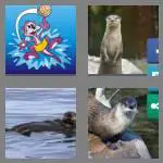 4 pics 1 word 5 letters otter
