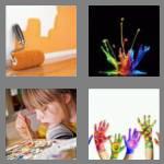 4 pics 1 word 5 letters paint