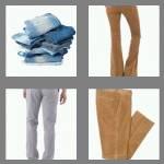 4 pics 1 word 5 letters pants