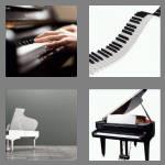 4 pics 1 word 5 letters piano