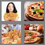 4 pics 1 word 5 letters pizza