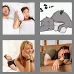 4 pics 1 word 5 letters snore