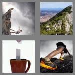 4 pics 1 word 5 letters steep