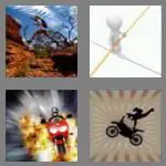 4 pics 1 word 5 letters stunt