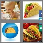 4 pics 1 word 5 letters tacos