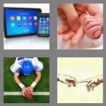 4 pics 1 word 5 letters touch