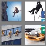 4 pics 1 word 6 letters abseil