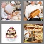 4 pics 1 word 6 letters bakery