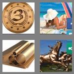 4 pics 1 word 6 letters bronze