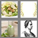 4 pics 1 word 6 letters caesar