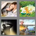 4 pics 1 word 6 letters caught