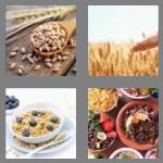 4 pics 1 word 6 letters cereal