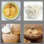 4 pics 1 word 6 letters cheesy