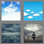 4 pics 1 word 6 letters cloudy