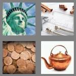 4 pics 1 word 6 letters copper