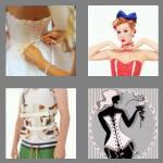 4 pics 1 word 6 letters corset