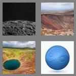 4 pics 1 word 6 letters crater