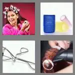 4 pics 1 word 6 letters curler