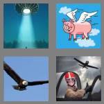 4 pics 1 word 6 letters flying