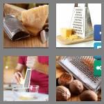 4 pics 1 word 6 letters grater