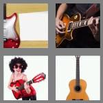 4 pics 1 word 6 letters guitar