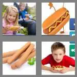 4 pics 1 word 6 letters hotdog