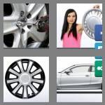 4 pics 1 word 6 letters hubcap