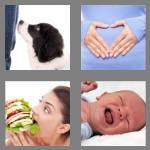 4 pics 1 word 6 letters hunger