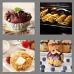 4 pics 1 word 6 letters muffin