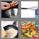 4 pics 1 word 6 letters omelet