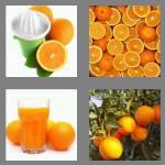 4 pics 1 word 6 letters orange