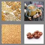 4 pics 1 word 6 letters peanut