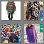 4 pics 1 word 6 letters poncho