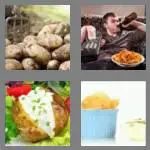 4 pics 1 word 6 letters potato