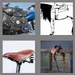 4 pics 1 word 6 letters saddle