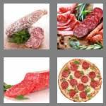 4 pics 1 word 6 letters salami