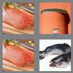 4 pics 1 word 6 letters salmon