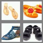 4 pics 1 word 6 letters sandal