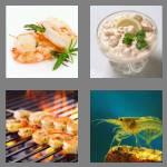 4 pics 1 word 6 letters shrimp