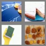 4 pics 1 word 6 letters sponge