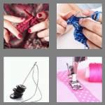 4 pics 1 word 6 letters stitch