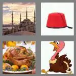 4 pics 1 word 6 letters turkey