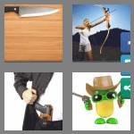 4 pics 1 word 6 letters weapon