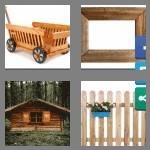 4 pics 1 word 6 letters wooden