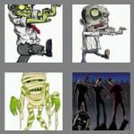 4 pics 1 word 6 letters zombie