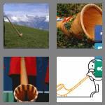 4 pics 1 word 7 letters alphorn