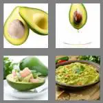 4 pics 1 word 7 letters avocado