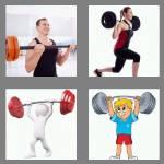 4 pics 1 word 7 letters barbell