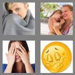 4 pics 1 word 7 letters bashful